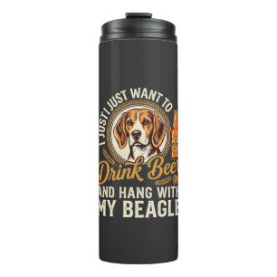 Drink Beer Beagle Dog Craft Ale Bottle Hops