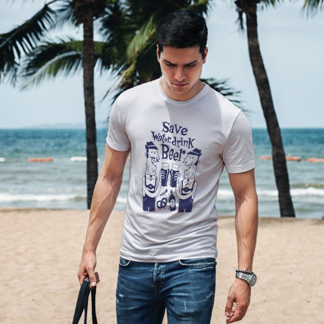 Drink Beer Characters T-Shirt (Creator Uploaded)