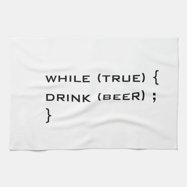 Drink beer towel (Horizontal)