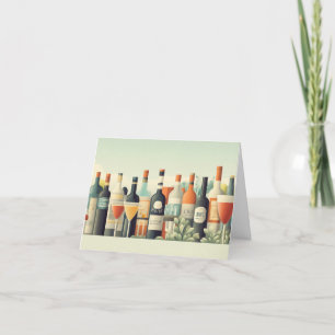 Drink Beverages Graphic Illustration Drawing Thank You Card
