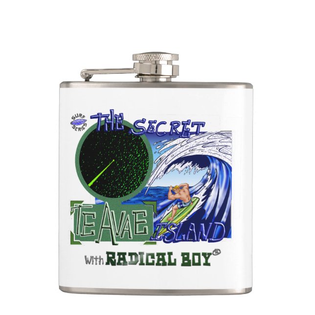 Drink Cant "Te Avae Collection" By Radical Boy® Flask (Front)