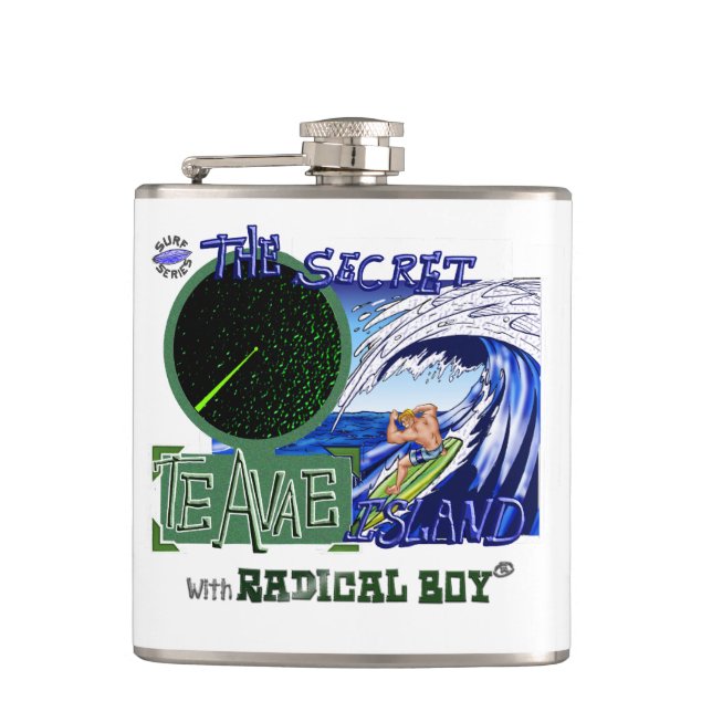 Drink Cant "Te Avae Collection" By Radical Boy® Flask (Front)