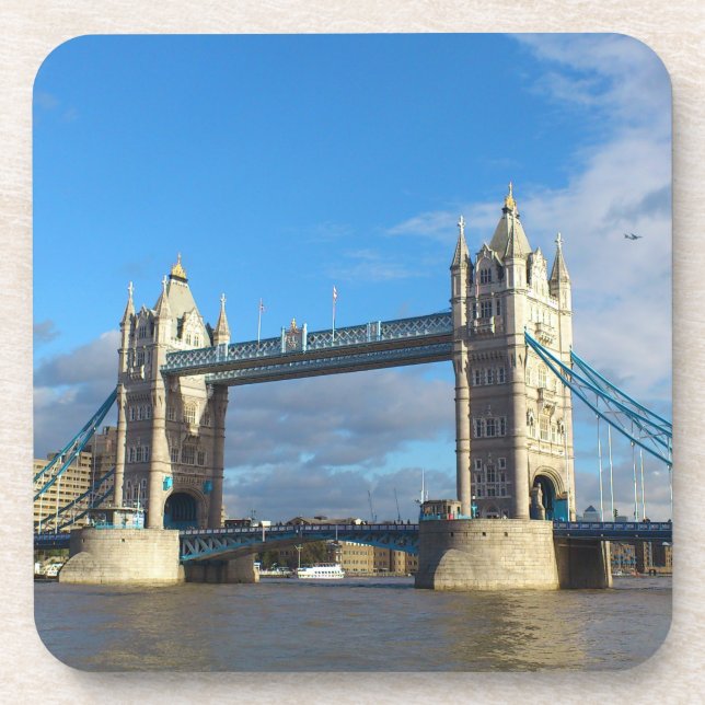 Drink Coasters set of six. Tower Bridge London. (Front)