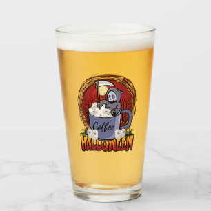 Drink Coffee And Be Scary Glass