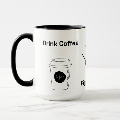 Drink Coffee Fight Racism Empower Women Mug