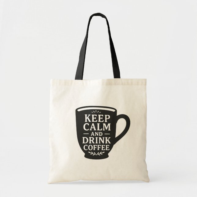 Drink Coffee Tote Bag (Front)
