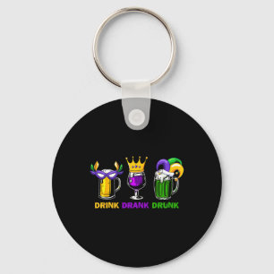 Drink Drank Drunk Beer Tails Men Women Outfit Mard Keychain