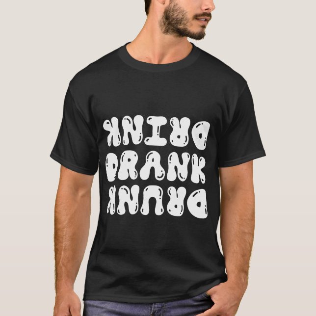 Drink Drank Drunk Shirt | Christmas Party (Front)