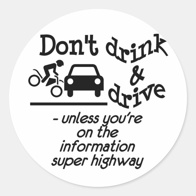 Drink & Drive stickers (Front)