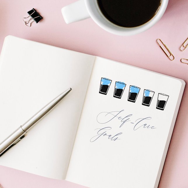 Drink Enough Water Self-Care Goals Mental Health Self-inking Stamp (Creator Uploaded)