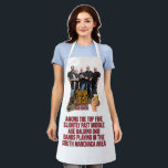 Drink First Photo Apron<br><div class="desc">The perfect item of apparel for the discriminating chef who understands that alcohol consumption comes before food prep.</div>