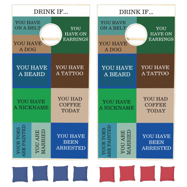 Drink If Funny Fun Drinking Game Party Custom (Set)