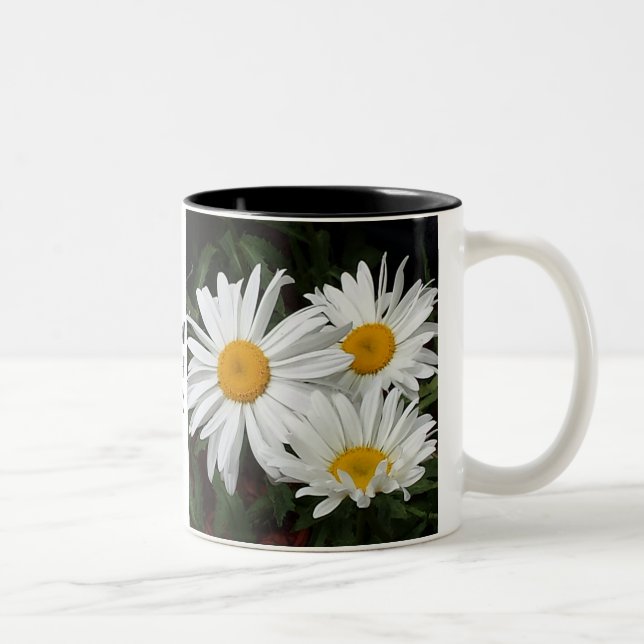 "Drink in the sights today" floral mug (Right)
