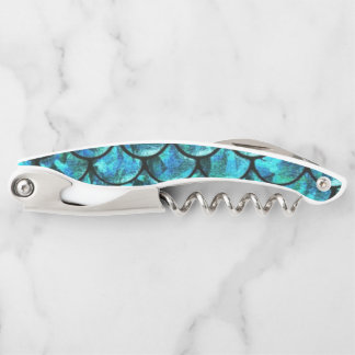 Drink like a mermaid. waiter's corkscrew