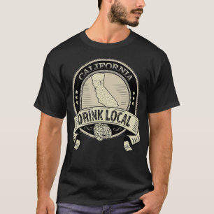 Drink Local California Craft Beer Cali Breweries T-Shirt