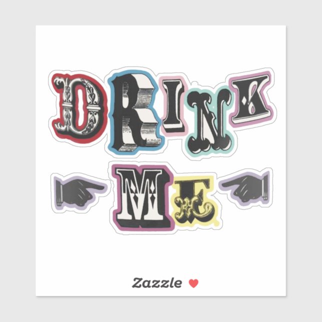 Drink Me 3 Sticker (Sheet)
