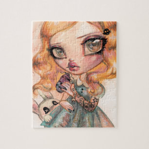 Drink Me - Alice in Wonderland by Natasha Wescoat Jigsaw Puzzle