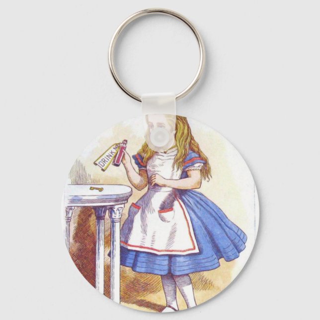 Drink Me, Alice! Keychain (Front)