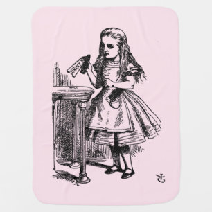 Drink Me (Alice's Adventures in Wonderland) Baby Blanket
