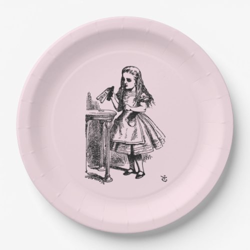 Drink Me Alices Adventures in Wonderland Paper Plates