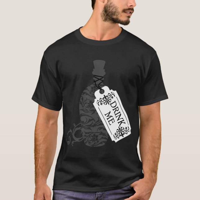 Drink Me Bottle T-Shirt (Front)