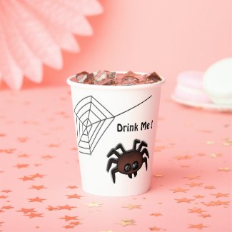 Drink Me Halloween Spider 