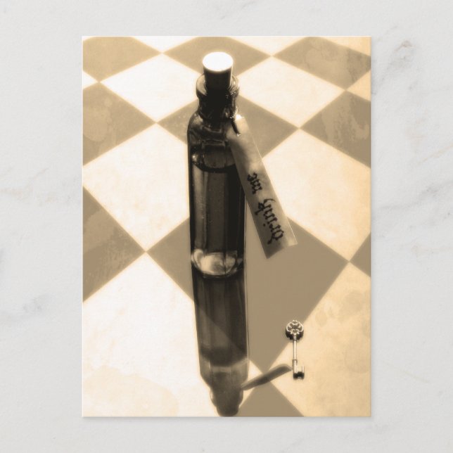 DRINK ME Postcard (Front)