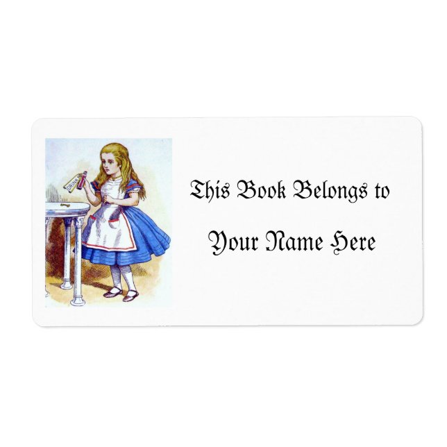 "Drink Me" Potion with Alice Label (Front)