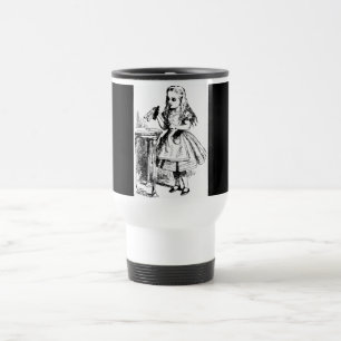 Drink Me Vintage Alice in Wonderland Travel Mug