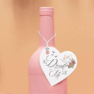 Drink Me! Vintage Alice in Wonderland Wedding Favor Tags