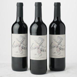 Alice In Wonderland Wine & Champagne Labels | Zazzle