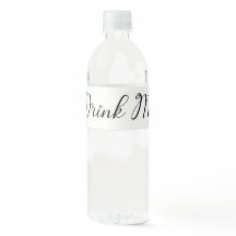 Drink Me Water Bottle Label – Alice in Wonderland