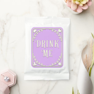 "Drink Me" Wonderland Poker Suits Pastel Purple Hot Chocolate Drink Mix