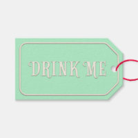 "Drink Me" Wonderland Tea Party Pastel Green