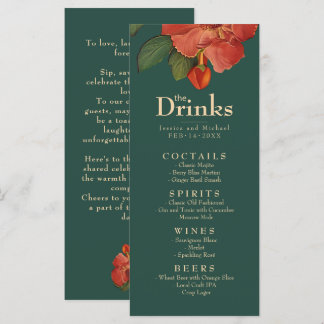 💍Drink menu Rose Romance: Art Nouveau Splendor