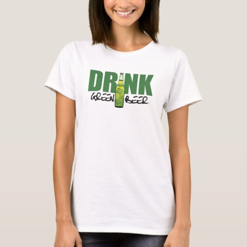 Drink More Irish Green Beer T_Shirt