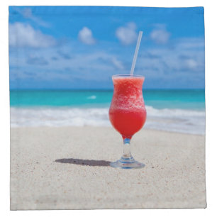 Drink On Beach cloth napkins
