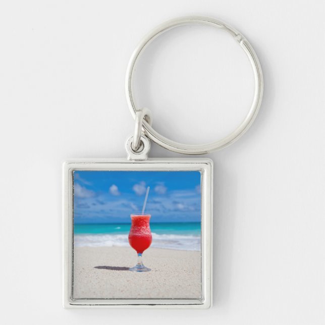 Drink On Beach key chain (Front)