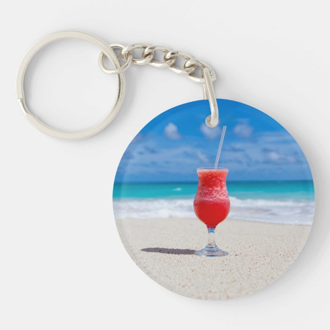 Drink On Beach key chain (Front)
