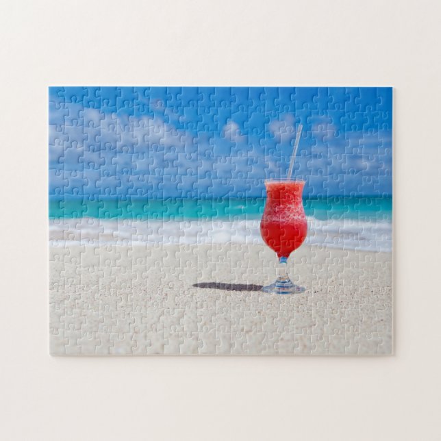 Drink On Beach photo puzzle (Horizontal)