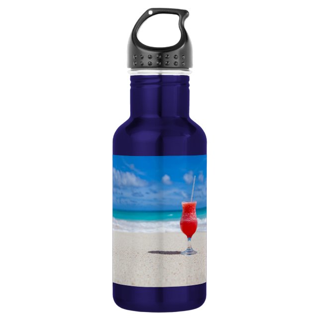 Drink On Beach Water Bottle (Front)