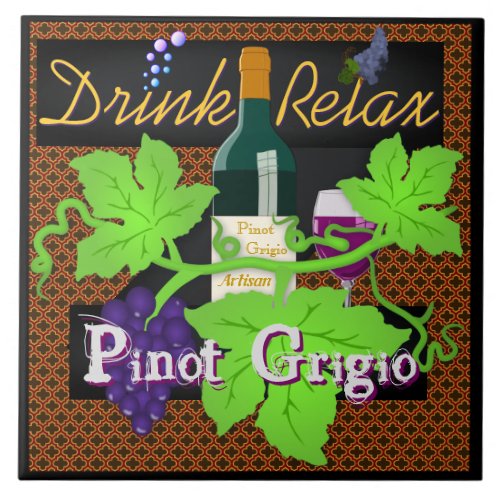 Drink Relax Pinot Grigio 20 Tile