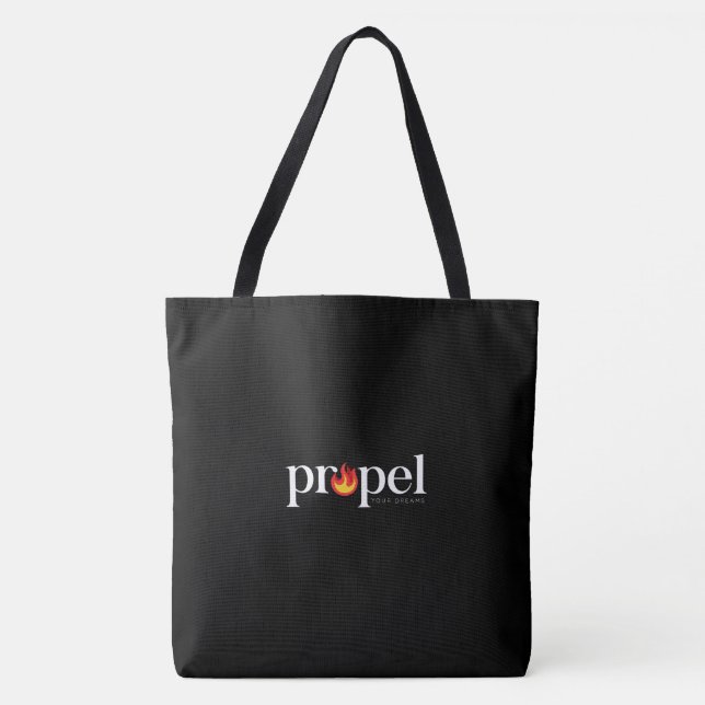Drink Shakes. Get Healthy. Make Money. Black Tote Bag (Front)