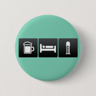 Drink, Sleep and barber shops Button