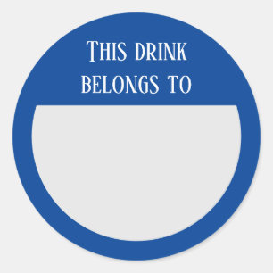 Drink Sticker Marker Name  Labels Party