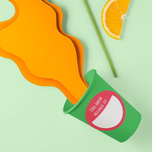 Drink Sticker Marker Name  Labels Party (Creator Uploaded)