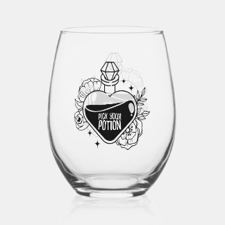Drink Style: Stemless Wine Glass, Set Stemless Wine Glass