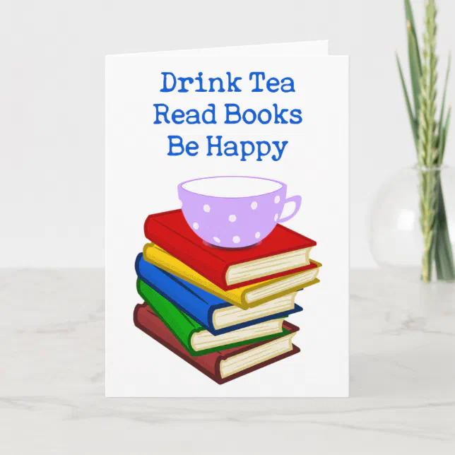 Maxdot 4 Pcs Drink Tea Read Books Be Happy Spoon Gift For Tea Lover