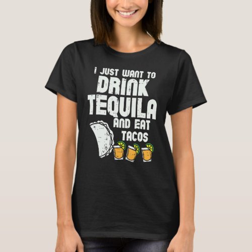 Drink Tequila Eat Tacos  Cinco De Mayo Drinking Fo T_Shirt