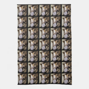 Drink Thief Cat by Shirley Taylor Kitchen Towel